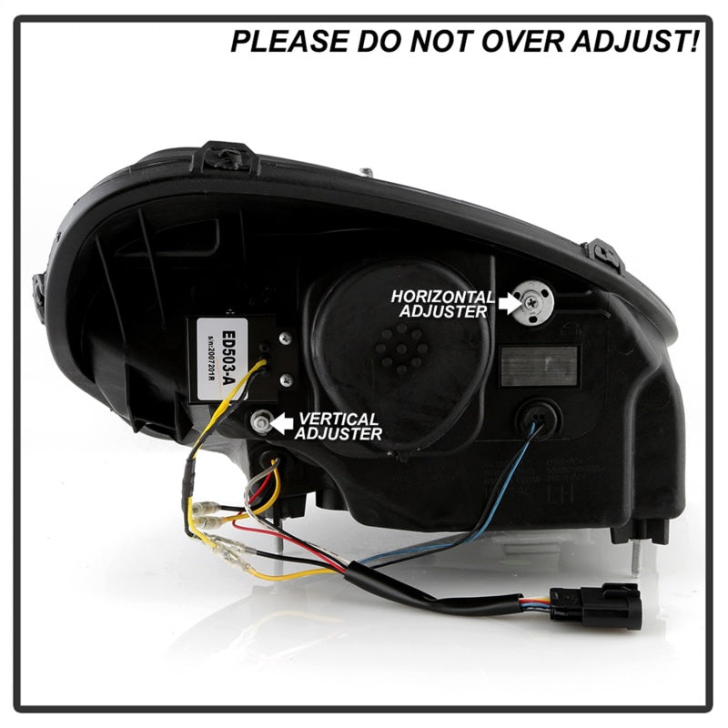 Spyder Apex Series 05-13 Chevrolet C6 Corvette Hi Powered LED Module Headlights SPYDER