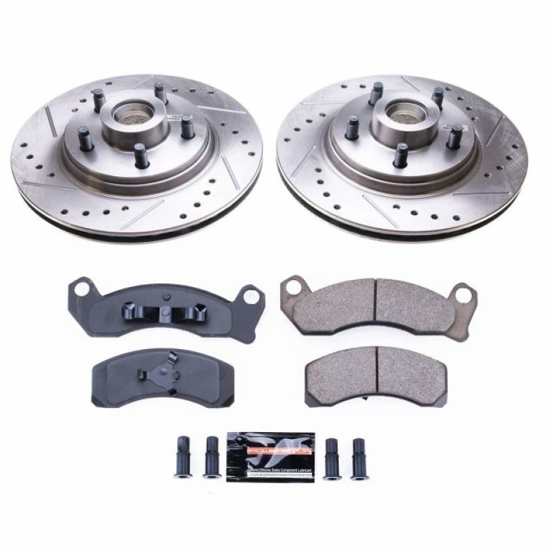 Power Stop 84-86 Ford Mustang Front Z23 Evolution Sport Brake Kit PowerStop