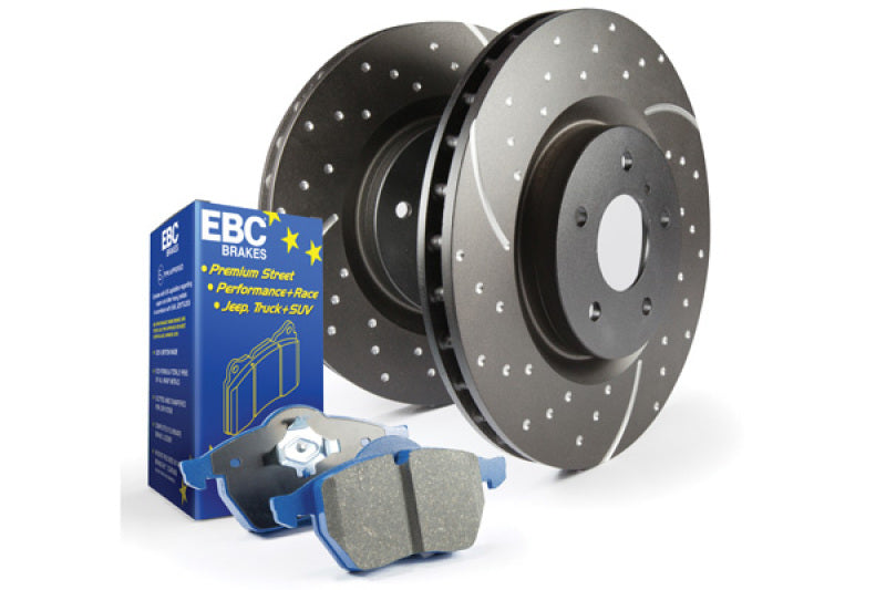 EBC Stage 6 BlueStuff Brake Pads and GD Rotors Kit - S6KR1183