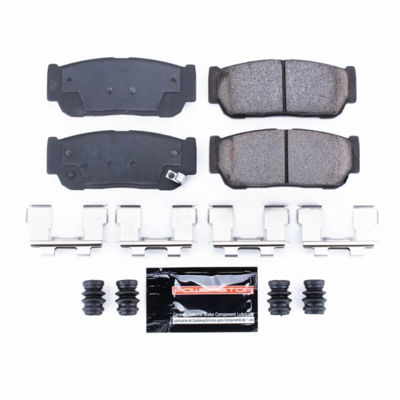 Power Stop 2007 Hyundai Entourage Rear Z23 Evolution Sport Brake Pads w/Hardware PowerStop