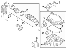 Load image into Gallery viewer, Genuine OEM Volvo Air Filter Insert (31370161) X1