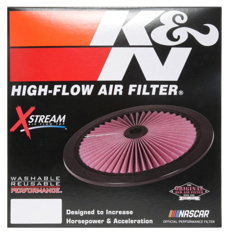 K&N X-Stream Top Filter Only 11in - Black K&N Engineering