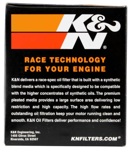 K&N Oil Filter Powersports Canister Chrome K&N Engineering