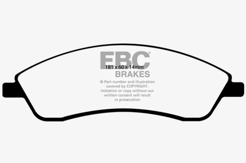 EBC YellowStuff Front Brake Pads - DP41692R EBC