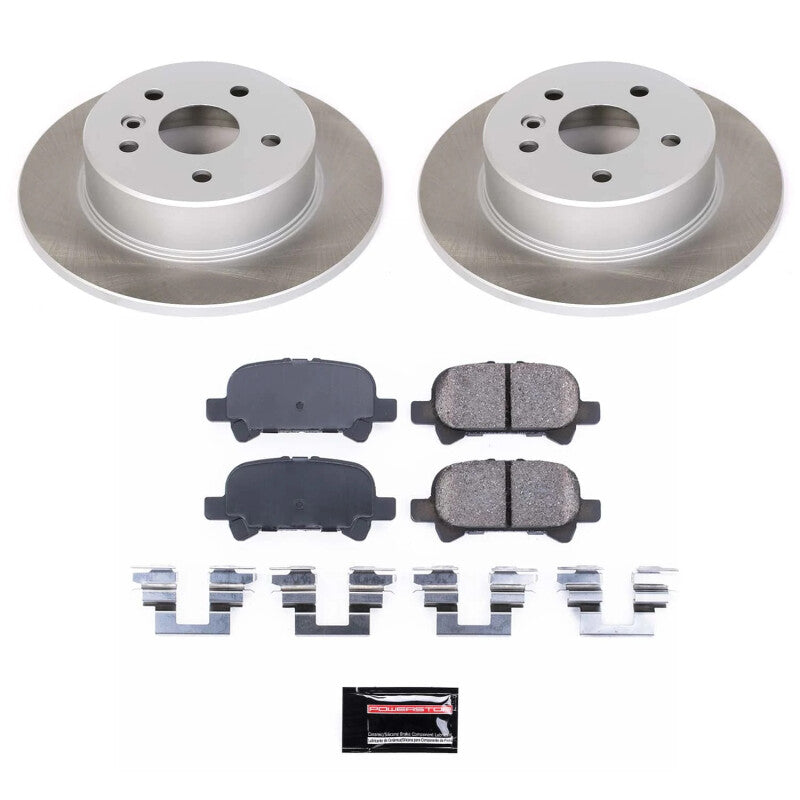 Power Stop 00-04 Toyota Avalon Rear Semi-Coated Rotor Kit PowerStop