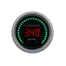 Load image into Gallery viewer, Autometer 52.4mm Black Switchable 60-340 Degrees F / 40-170 Degrees C Sport-Comp Elite Digital Gauge