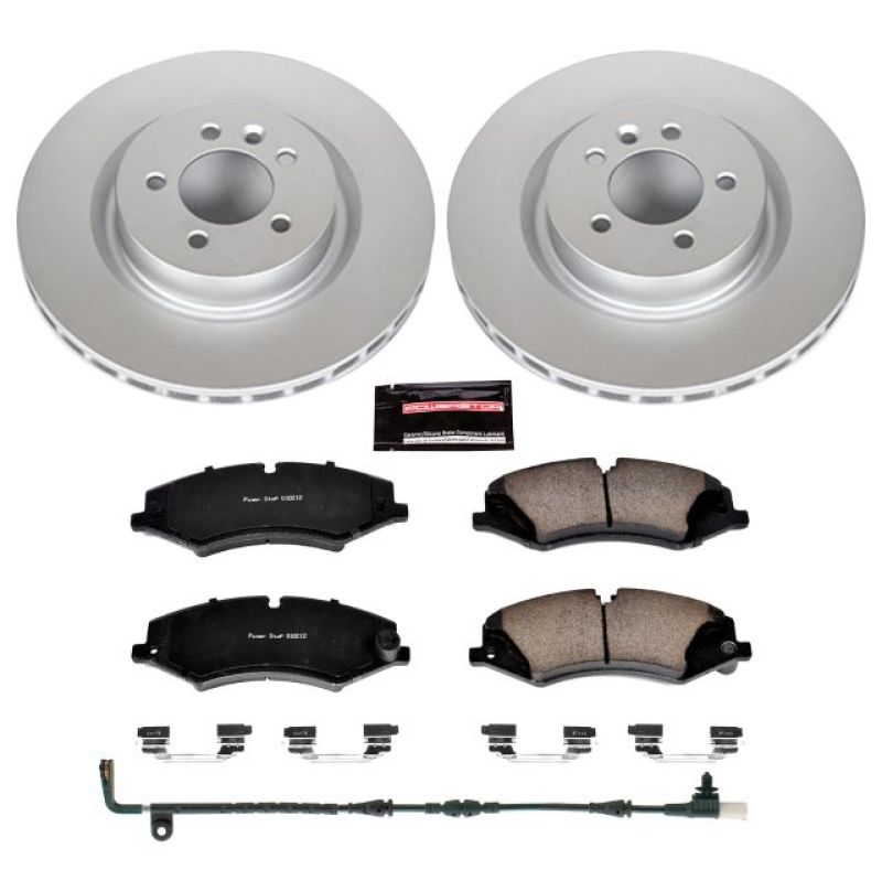 Power Stop 10-13 Land Rover Range Rover Sport Front Z23 Evolution Sport Coated Brake Kit PowerStop