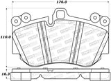 StopTech Premium Ceramic Brake Pads - 308.11300