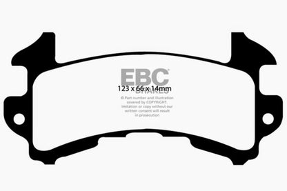 EBC RedStuff Rear Brake Pads - DP31146C EBC