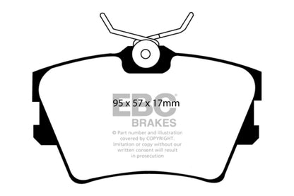 EBC GreenStuff Rear Brake Pads - DP61102 EBC
