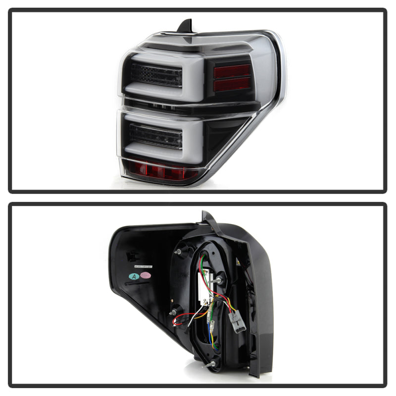 Spyder Toyota 4Runner 10-14 LED Tail Lights - Sequential Turn Signal - Black ALT-YD-T4R10-SEQ-BK SPYDER