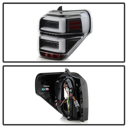 Spyder Toyota 4Runner 10-14 LED Tail Lights - Sequential Turn Signal - Black ALT-YD-T4R10-SEQ-BK SPYDER