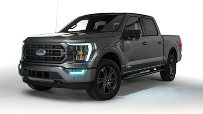 Oracle 21-22 Ford F-150 ColorSHIFT RGB+W Fog Light DRL Upgrade Kit w/ No Controller ORACLE Lighting