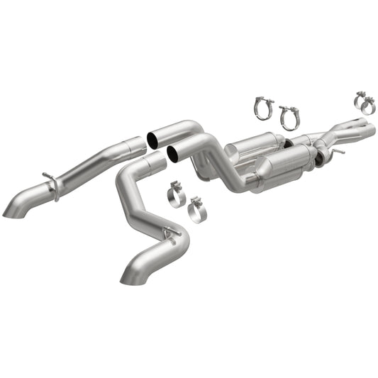 MagnaFlow Cat-Back 2021 Jeep Wrangler 6.4L Rock Crawler Series Dual Exit Stainless Exhaust Magnaflow