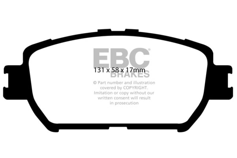 EBC Ultimax2 Front Brake Pads - UD908