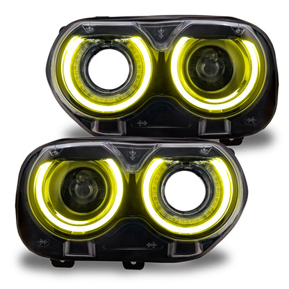 Oracle 15-21 Dodge Challenger RGB+W Headlight DRL Upgrade Kit - ColorSHIFT 2 ORACLE Lighting