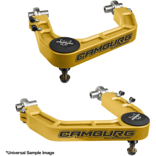 Camburg Toyota 22-23 Landcruiser 300 / 22-23 LX600 KINETIK V2 Perf Billet Uniball Upper Arms (Gold) CAM-310194-GLD