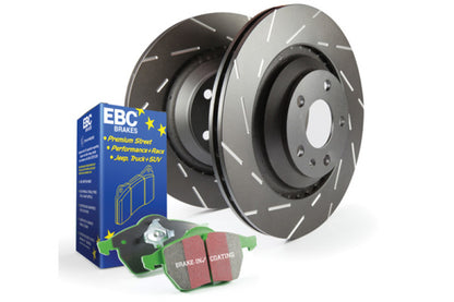 EBC Stage 2 GreenStuff Brake Pads and USR Rotors Kit - S2KF1599 EBC