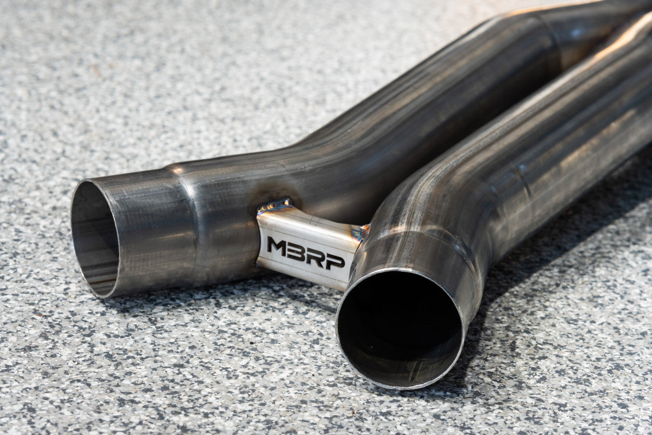 MBRP 2021-2023 BMW M4 G82/ M3 G80 3-INCH RESONATOR BYPASS EXHAUST , STREET PROFILE MBRP