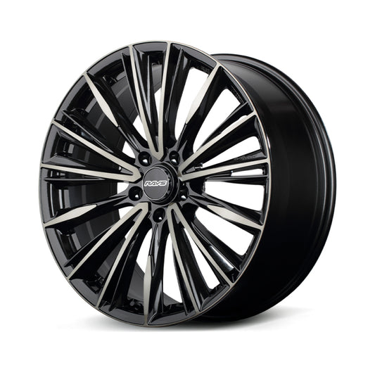 Versus VOUGE Craft Collection 19x8 +38 5x108 Wheel - Diamond Cut / Side Glass Black / Smoke Clear - Part WTOC138R6EZ