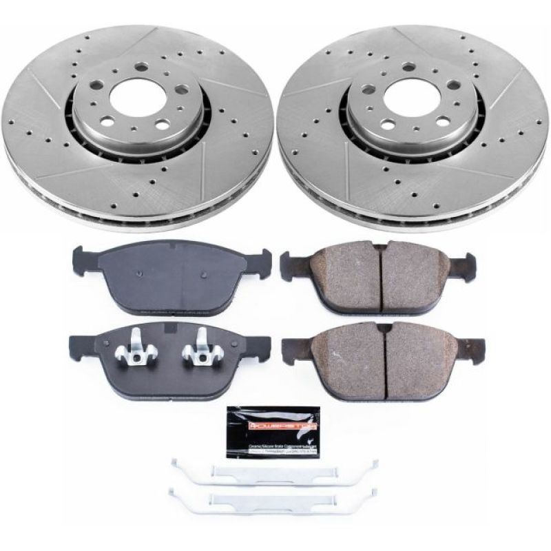 Power Stop 03-14 Volvo XC90 Front Z23 Evolution Sport Brake Kit PowerStop