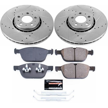 Power Stop 03-14 Volvo XC90 Front Z23 Evolution Sport Brake Kit PowerStop
