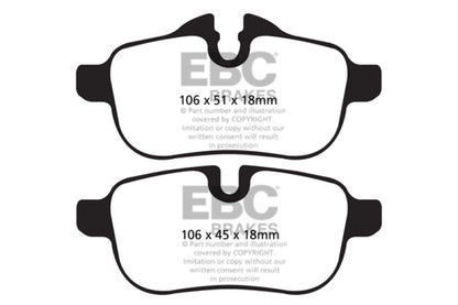 EBC YellowStuff Rear Brake Pads - DP42046R EBC