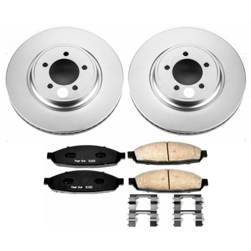 Power Stop 03-05 Lincoln Aviator Front Z17 Evolution Geomet Coated Brake Kit PowerStop