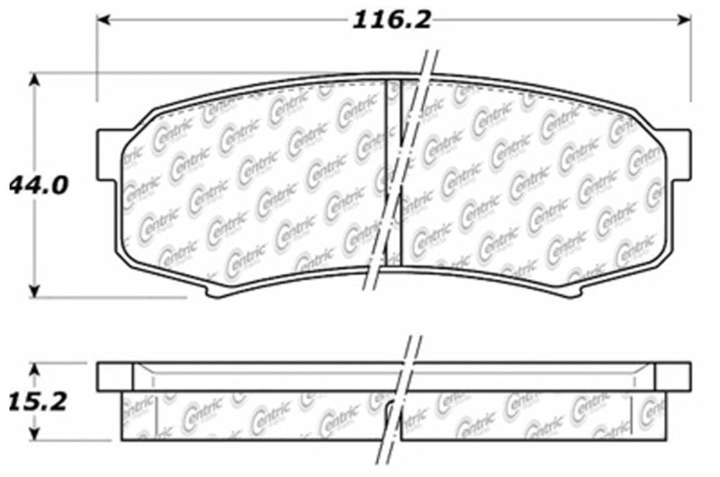 StopTech 03-20 Toyota 4Runner/ 07-14 FJ Cruiser Street Rear Touring Brake Pads Stoptech