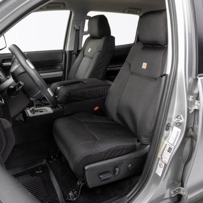 Covercraft 21-24 Ford Explorer Carhartt Super Dux PrecisionFit Custom Second Row Seat Covers - Black