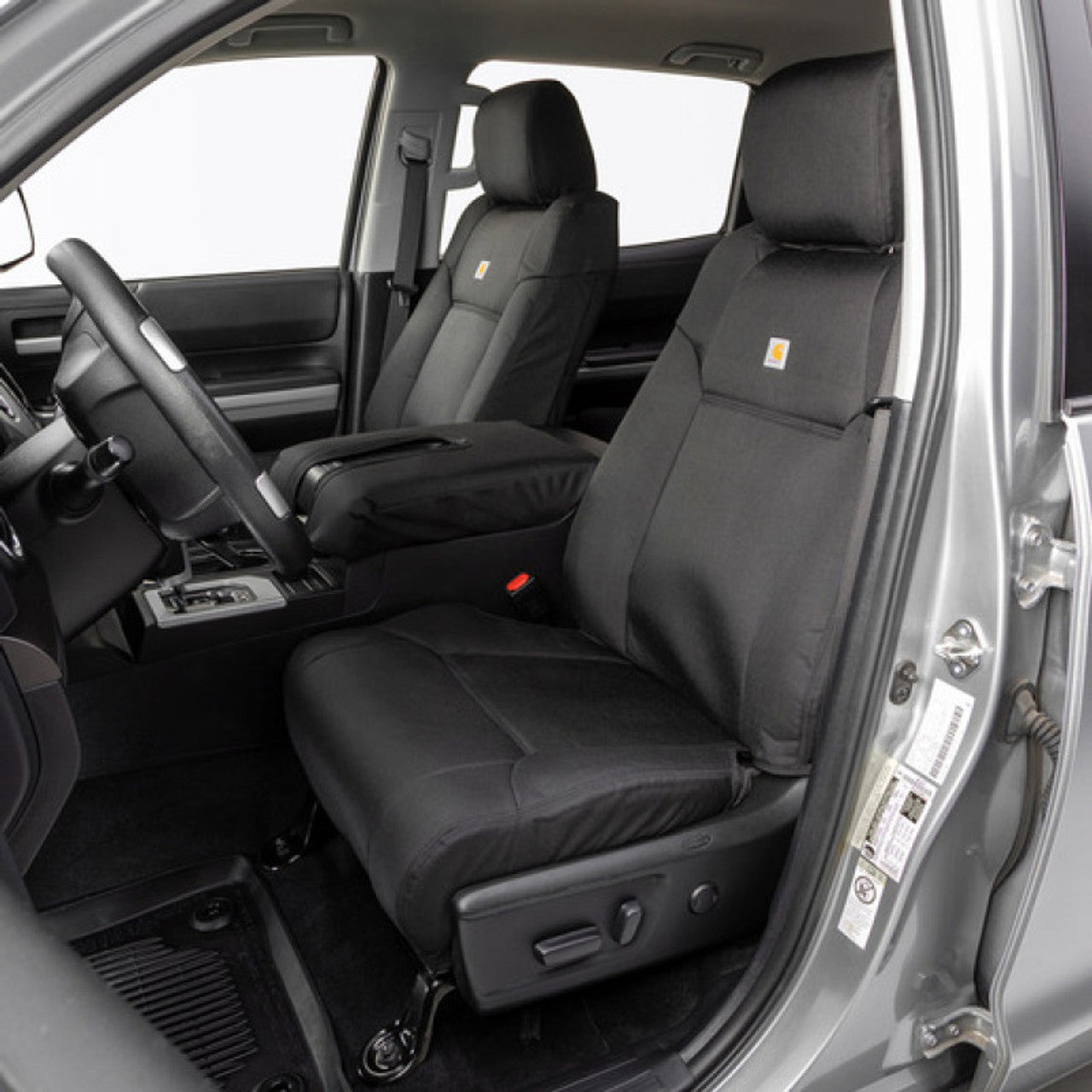 Covercraft 16-23 Toyota Tacoma Carhartt Super Dux PrecisionFit Custom Front Row Seat Covers - Black