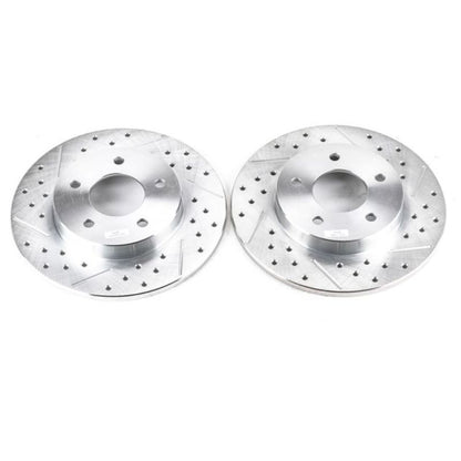 Power Stop 00-05 Buick LeSabre Rear Evolution Drilled & Slotted Rotors - Pair PowerStop
