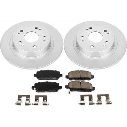 Power Stop 16-18 Honda HR-V Rear Z17 Evolution Geomet Coated Brake Kit PowerStop