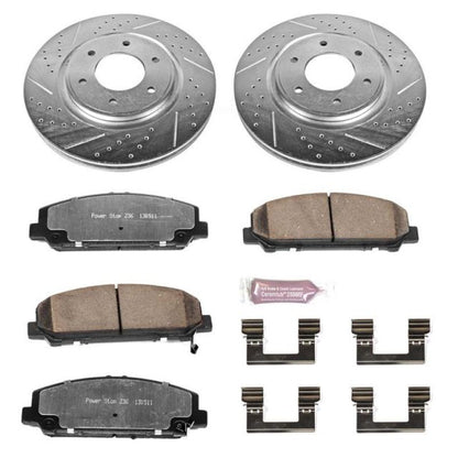 Power Stop 08-10 Infiniti QX56 Front Z36 Truck & Tow Brake Kit PowerStop