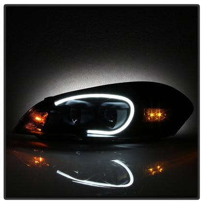 xTune 06-13 Chevrolet Impala LED Light Bar Headlights - Black (PRO-JH-CIM06-LB-BK) SPYDER