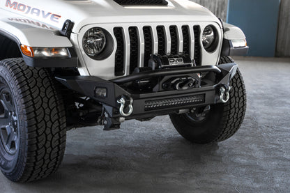 DV8 Offroad 18-23 Jeep Wrangler JL / 20-23 Jeep Gladiator JT FS-7 Mid-Width Winch Front Bumper DV8 Offroad