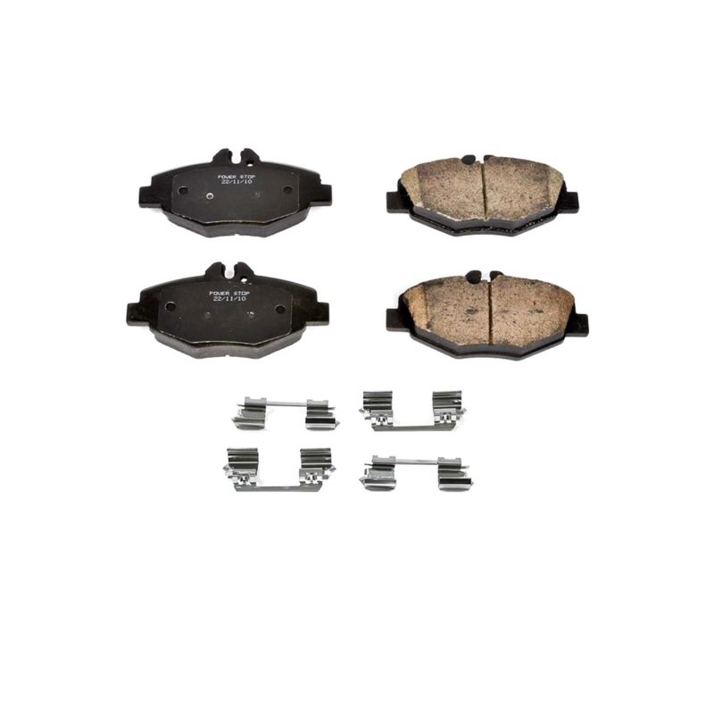 Power Stop 03-09 Mercedes-Benz E320 Front Z17 Evolution Ceramic Brake Pads w/Hardware PowerStop