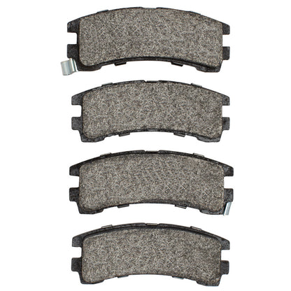 R1 Rear Semi-Metallic Brake Pads 1988-1995 Nissan Pathfinder - 2311-0401-00