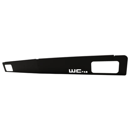 Wehrli 15-19 Chevrolet 2500/3500 Front Bumper Valance Filler Panel Kit w/Tow Hooks - Texture Black Wehrli