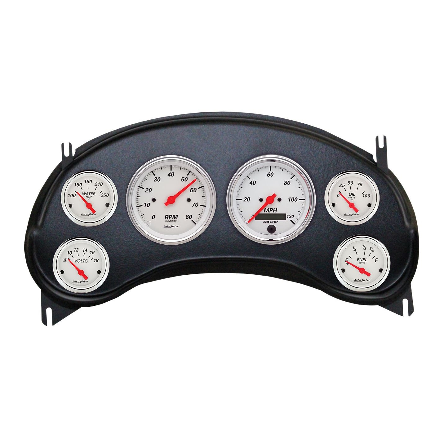 Autometer Arctic White Direct Fit Dash Kit 98-04 Chevy S10 Truck (2 x 3-3/8in. / 4 x 2-1/16in.)