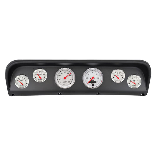 Autometer Arctic White Direct Fit Dash Kit 67-72 Ford F100 (2 x 3-3/8in. / 4 x 2-1/16in.) 2938-03