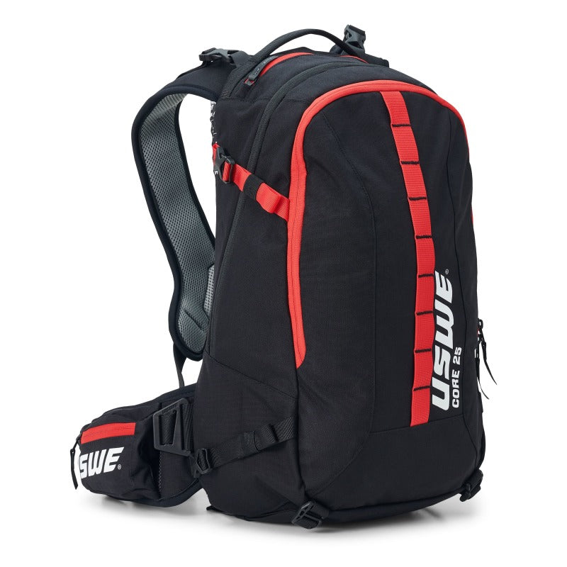 USWE Core Dirt Biking Daypack 25L - Black/USWE Red