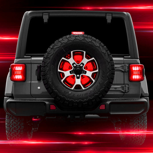 XKGlow Jeep 5th Wheel Light w/ Brake, Running, Reverse and Turn Signal Lights - Part XK041019