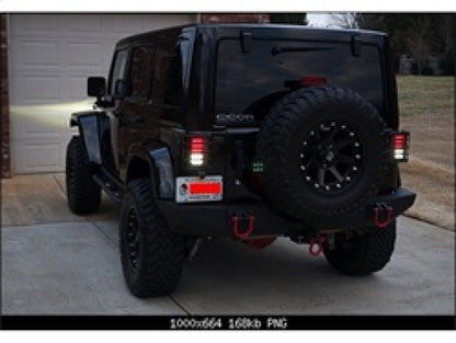 Spyder Jeep Wrangler 07-15 LED Tail Lights Smoke ALT-YD-JWA07-LED-SM SPYDER