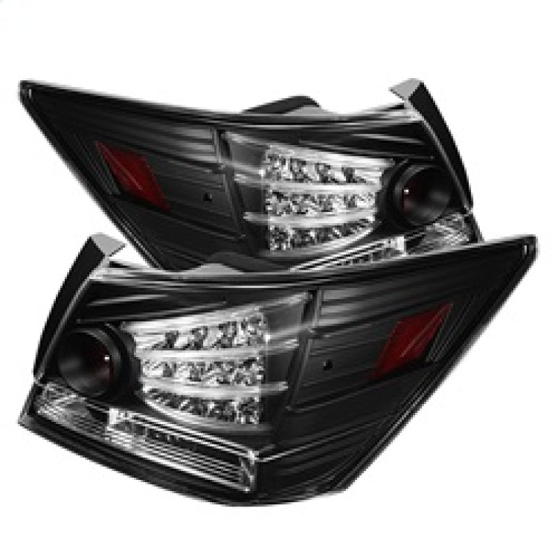 Spyder Honda Accord 08-12 4DR LED Tail Lights Black ALT-YD-HA08-4D-LED-BK SPYDER