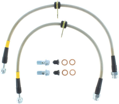 StopTech 07-09 Ford Edge / 07-09 Lincoln MKX Stainless Steel Front Brake Lines Stoptech