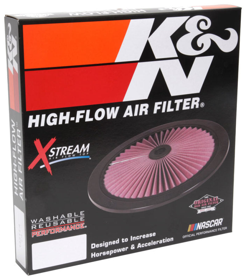 K&N X-Stream Top Filter Only 11in - Black K&N Engineering