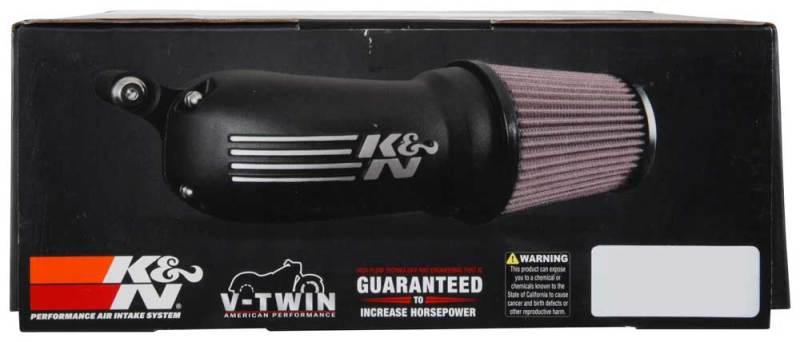 K&N 17-18 Harley Davidson Touring Models Performance Air Intake System Silver K&N Engineering