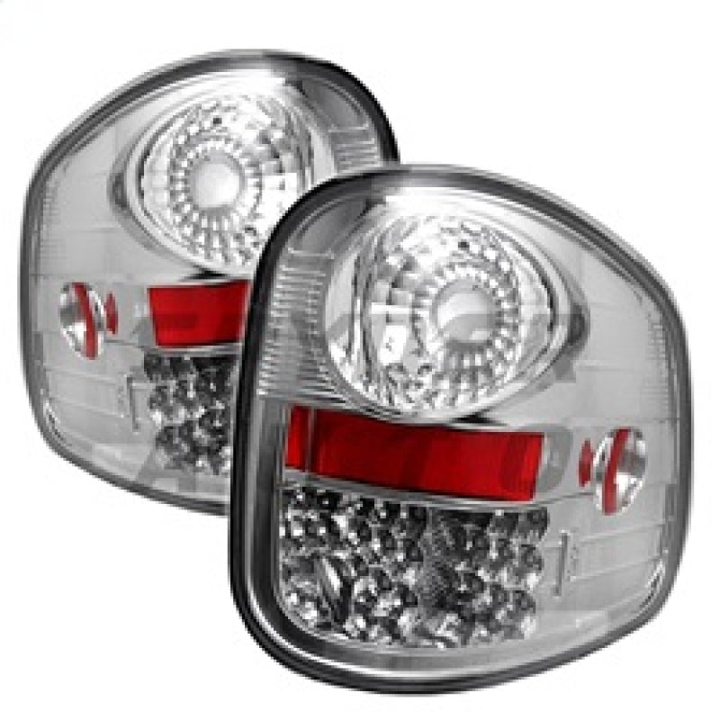 Spyder Ford F150 Flareside 97-03 LED Tail Lights Chrome ALT-YD-FF15097FS-LED-C SPYDER
