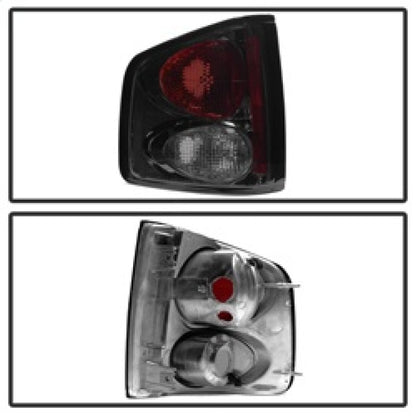 Spyder Chevy S10 94-04/GMC Sonoma 94-04/Isuzu Hombre 96-00 Euro Tail Lights Smke ALT-YD-CS1094-SM SPYDER